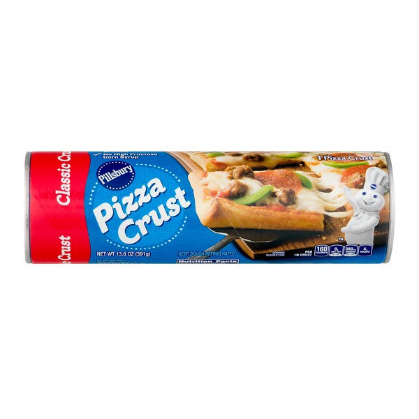 slide 1 of 25, Pillsbury Refrigerated Pizza Crust Classic, 13.8 oz