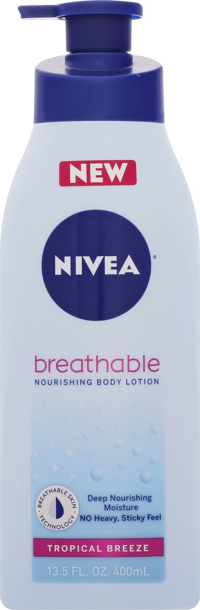 slide 6 of 9, Nivea Breathable Nourishing Tropical Breeze Body Lotion 13.5 oz, 13.5 fl oz