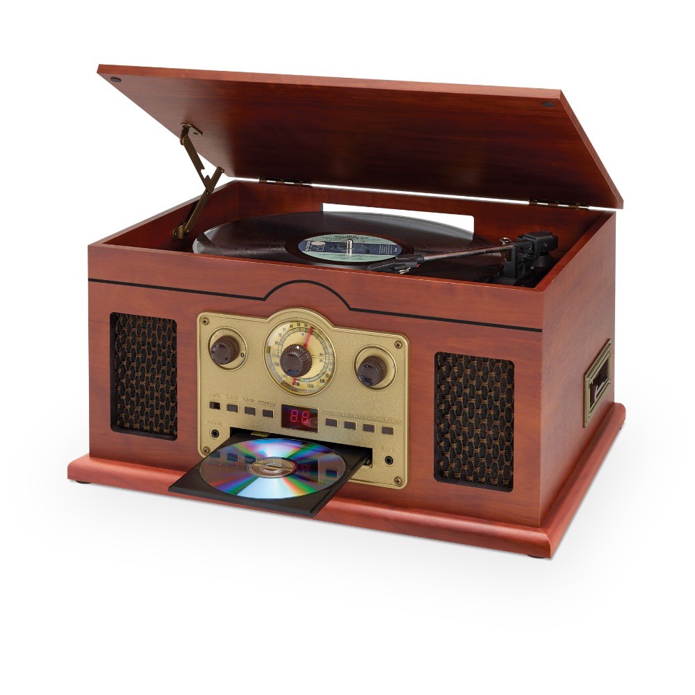 slide 3 of 4, iLive 6-In-1 Turntable Stereo System, 1 ct