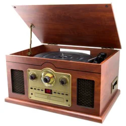 iLive 6-in-1 Turntable Stereo System