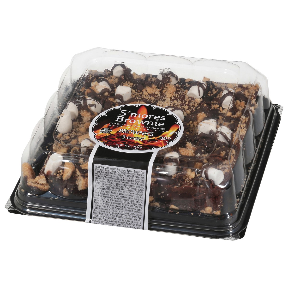 slide 9 of 14, MJay's Specialty Baked Foods S'mores Brownies 8 ea, 8 ct