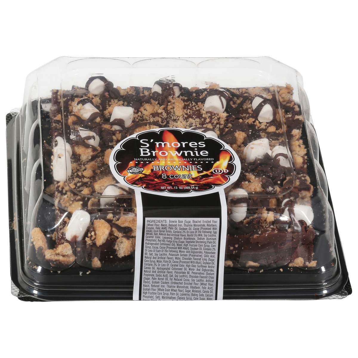 slide 4 of 14, MJay's Specialty Baked Foods S'mores Brownies 8 ea, 8 ct