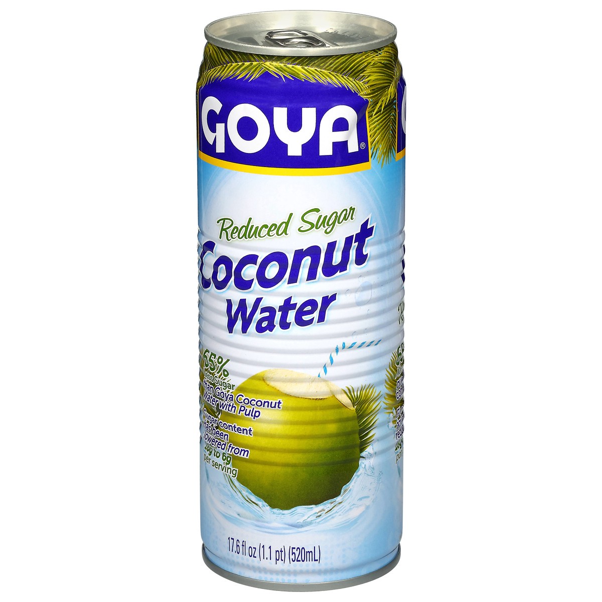 slide 8 of 14, Goya Reduced Sugar Coconut Water 17.6 fl oz, 17.6 fl oz