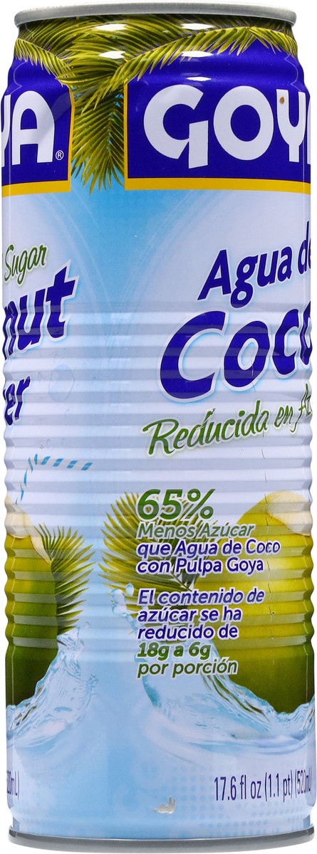 slide 14 of 14, Goya Reduced Sugar Coconut Water 17.6 fl oz, 17.6 fl oz