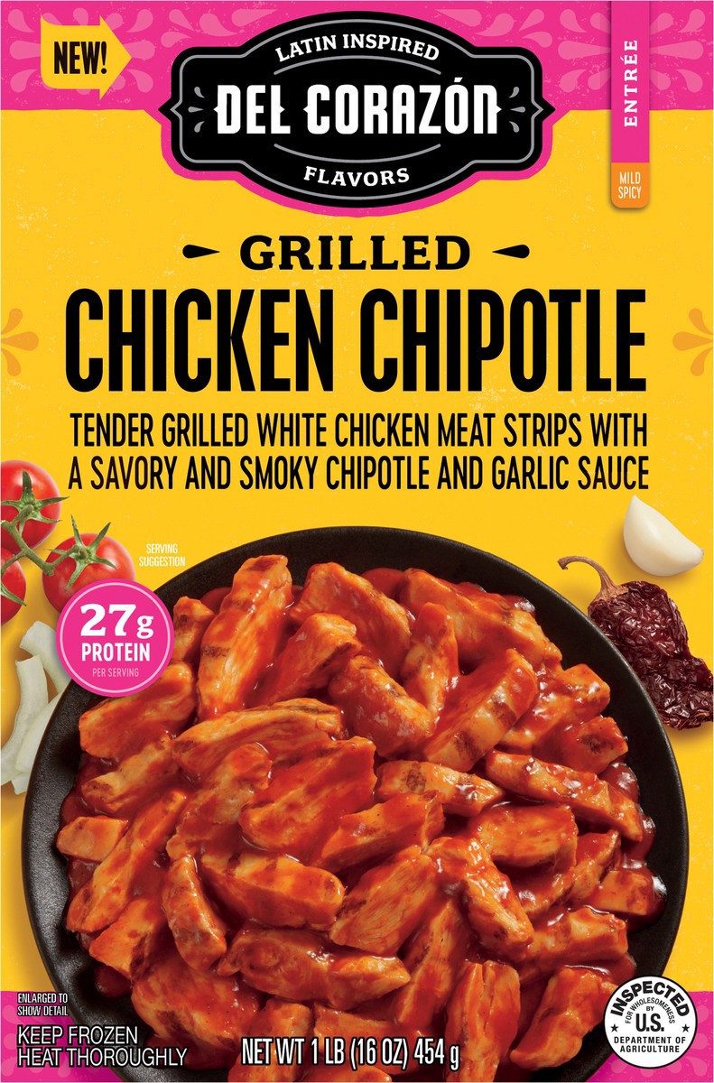 slide 11 of 14, Del Corazón Grilled Chicken Chipotle, 1 lb