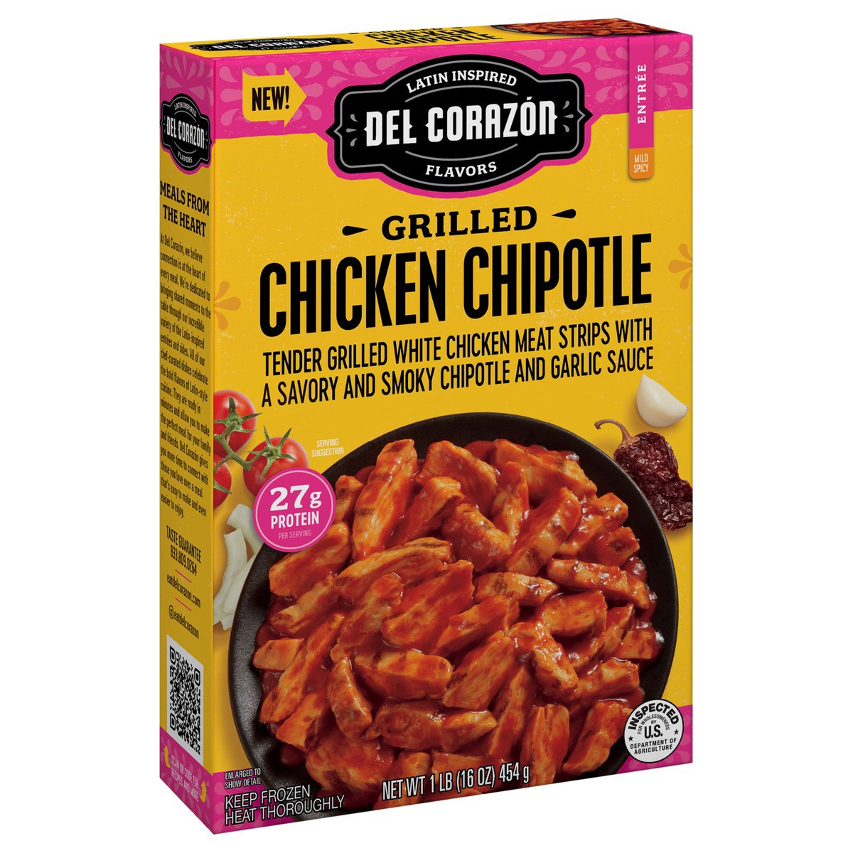 slide 5 of 14, Del Corazón Grilled Chicken Chipotle, 1 lb