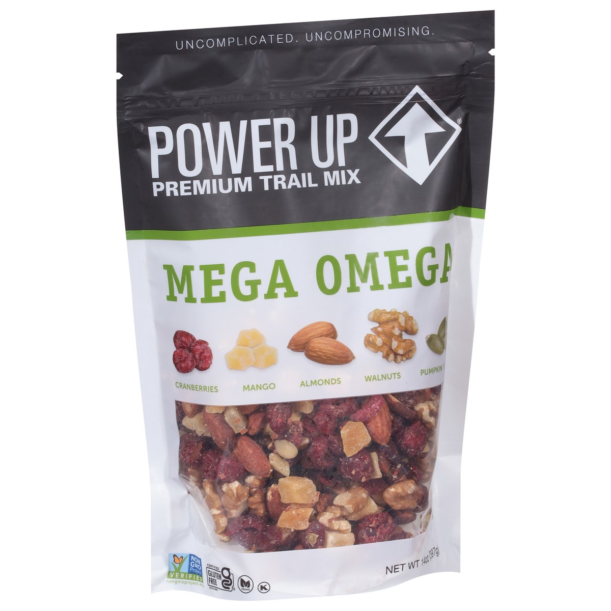 slide 8 of 9, Power Up Premium Mega Omega Trail Mix 14 oz, 14 oz