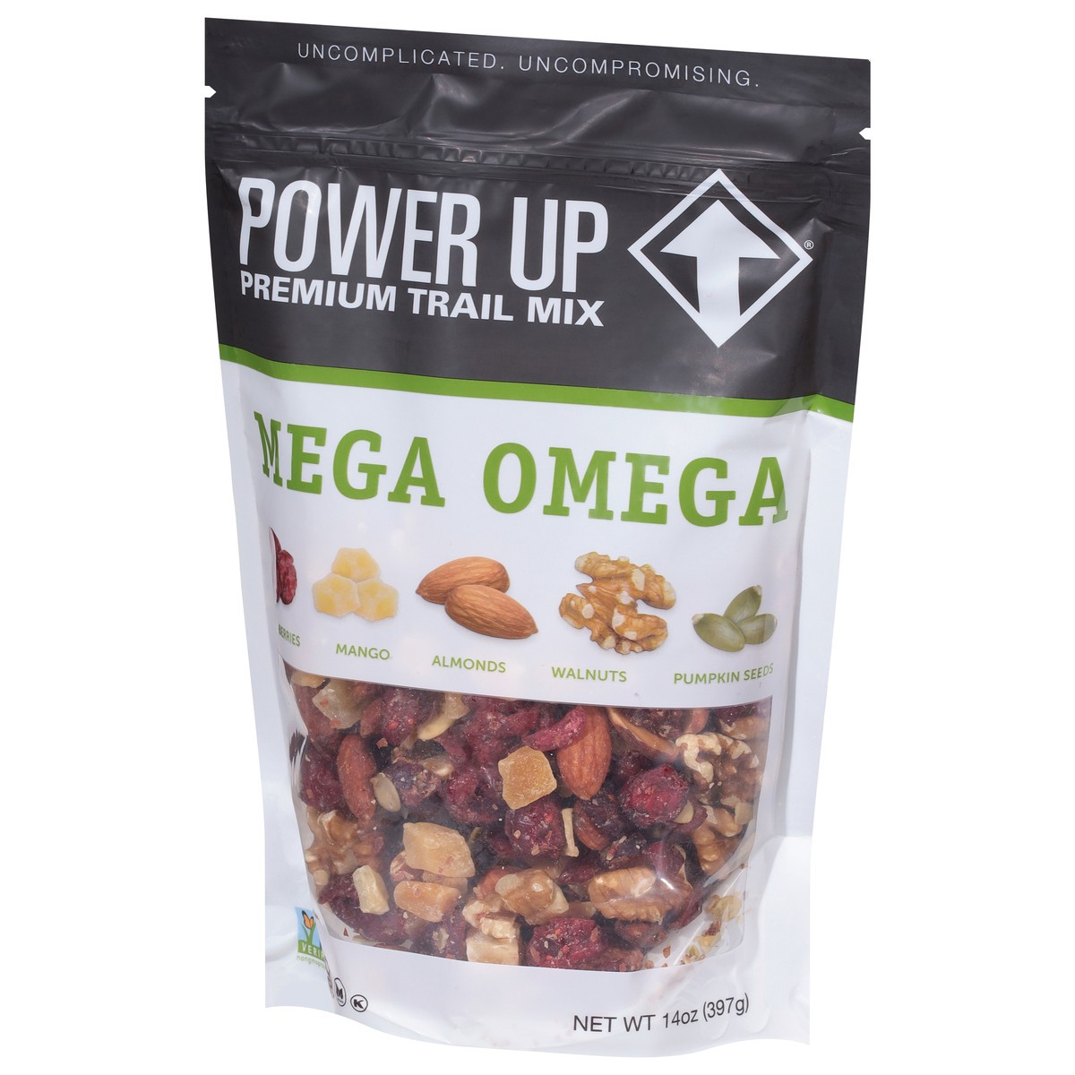 slide 9 of 9, Power Up Premium Mega Omega Trail Mix 14 oz, 14 oz