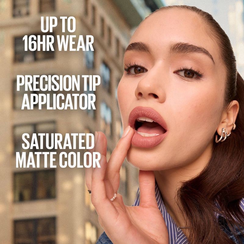 slide 2 of 7, Maybelline SuperStay Matte Ink Liquid Lipstick - Renegade - 0.17 fl oz, 0.17 fl oz