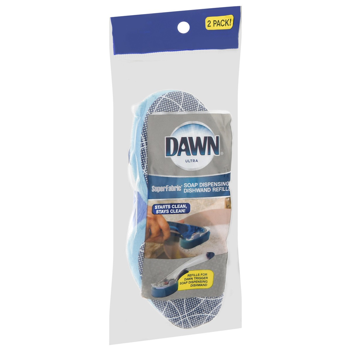 slide 6 of 10, Dawn Refill Dishwand No-Drip Super Fabric, 1 ct