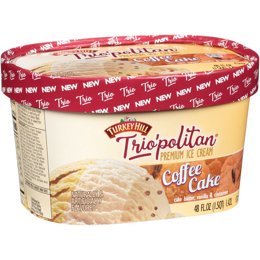 slide 3 of 8, Turkey Hill Coffee Cake, 48 fl oz