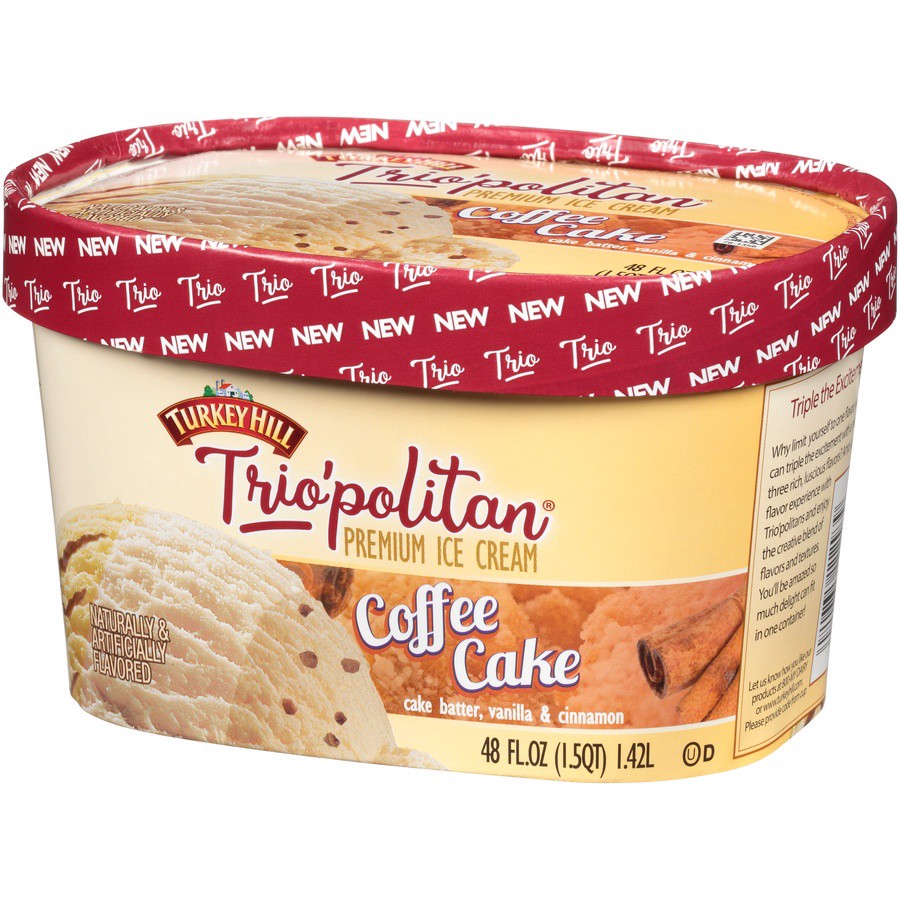 slide 2 of 8, Turkey Hill Coffee Cake, 48 fl oz