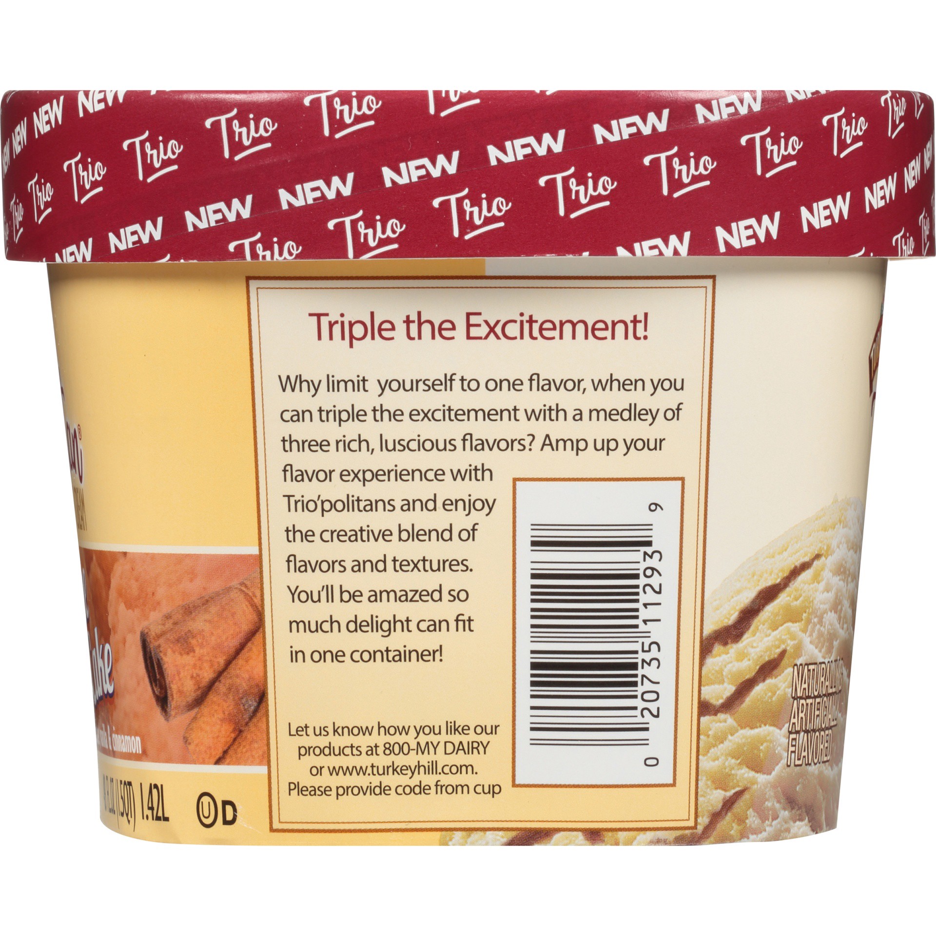 slide 4 of 8, Turkey Hill Coffee Cake, 48 fl oz