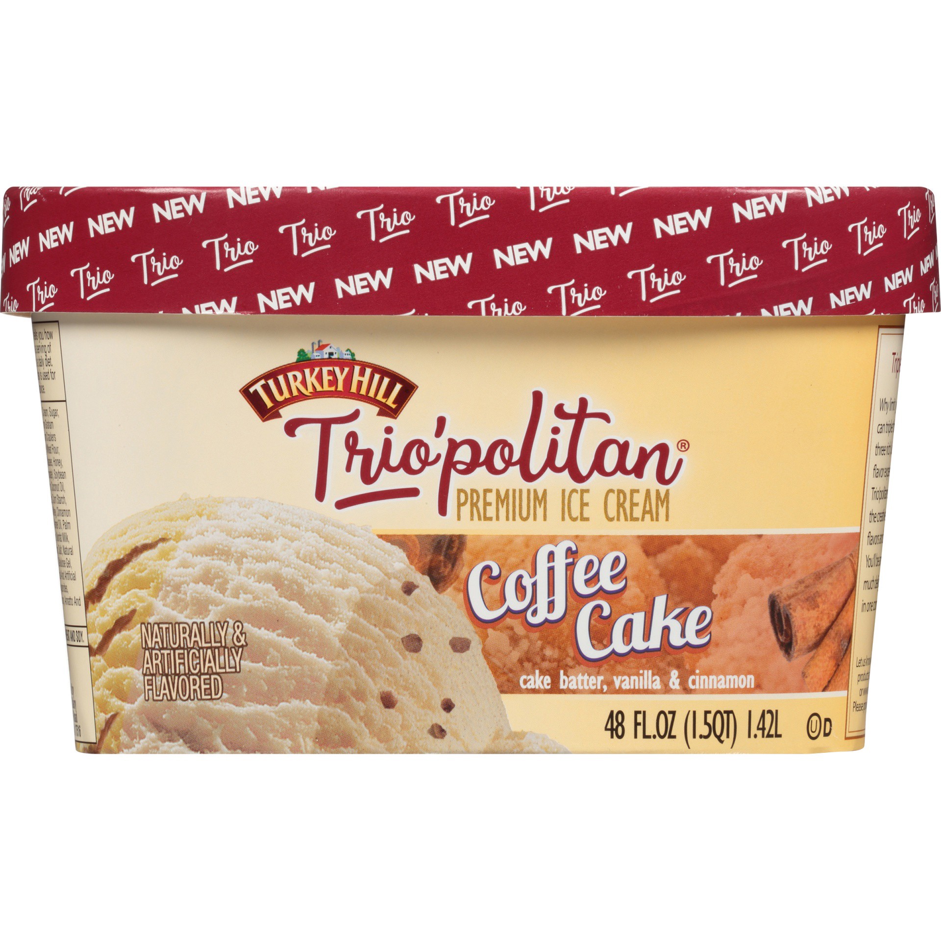 slide 5 of 8, Turkey Hill Coffee Cake, 48 fl oz