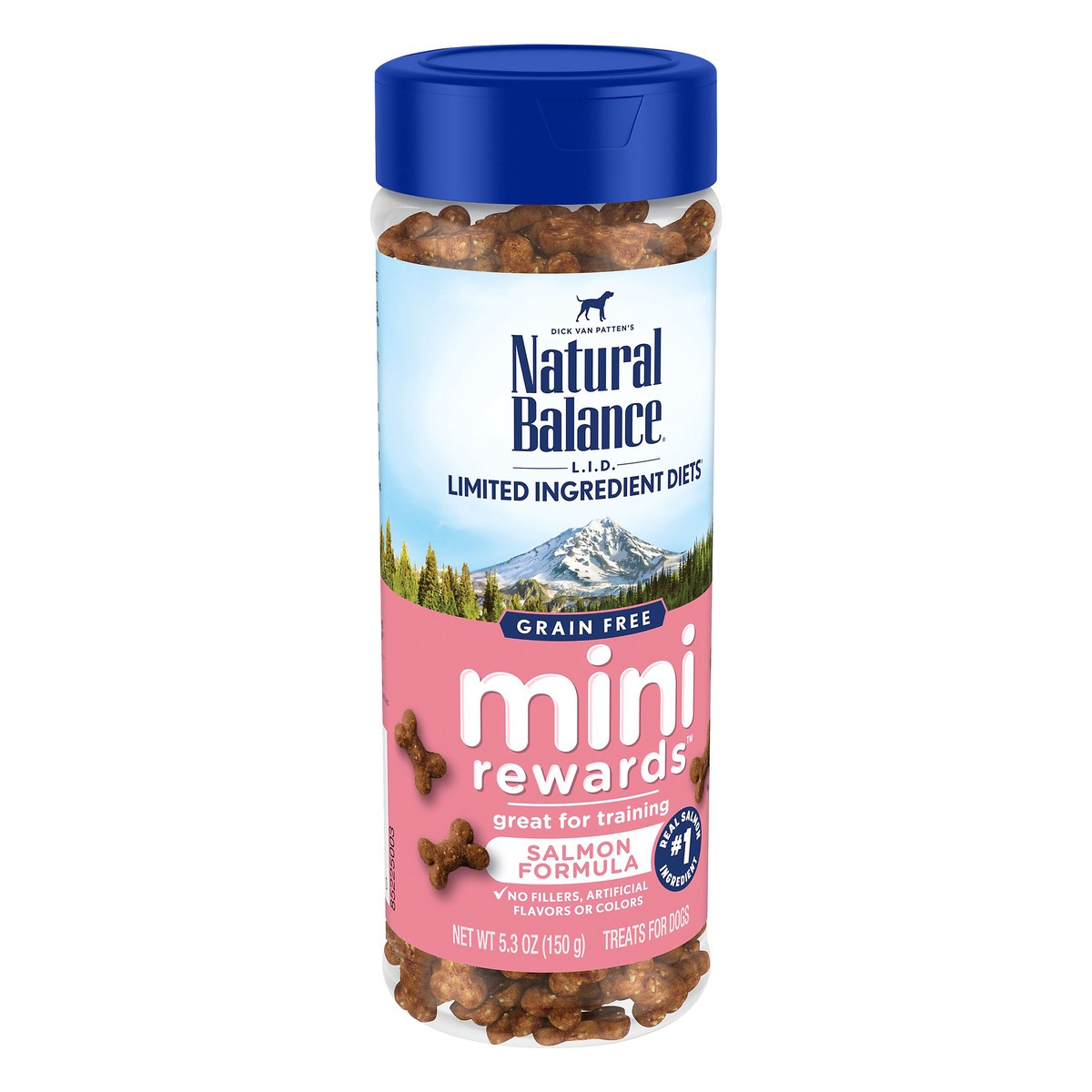 slide 4 of 7, Natural Balance Mini Rewards Grain Free Salmon Formula Treats for Dogs 5.3 oz, 5.3 oz