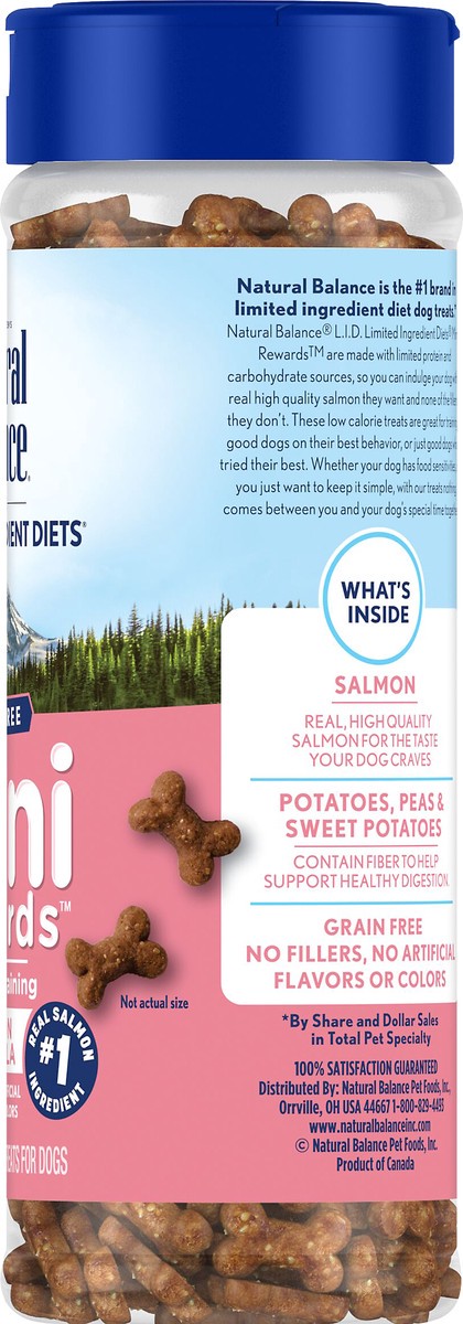 slide 7 of 7, Natural Balance Mini Rewards Grain Free Salmon Formula Treats for Dogs 5.3 oz, 5.3 oz