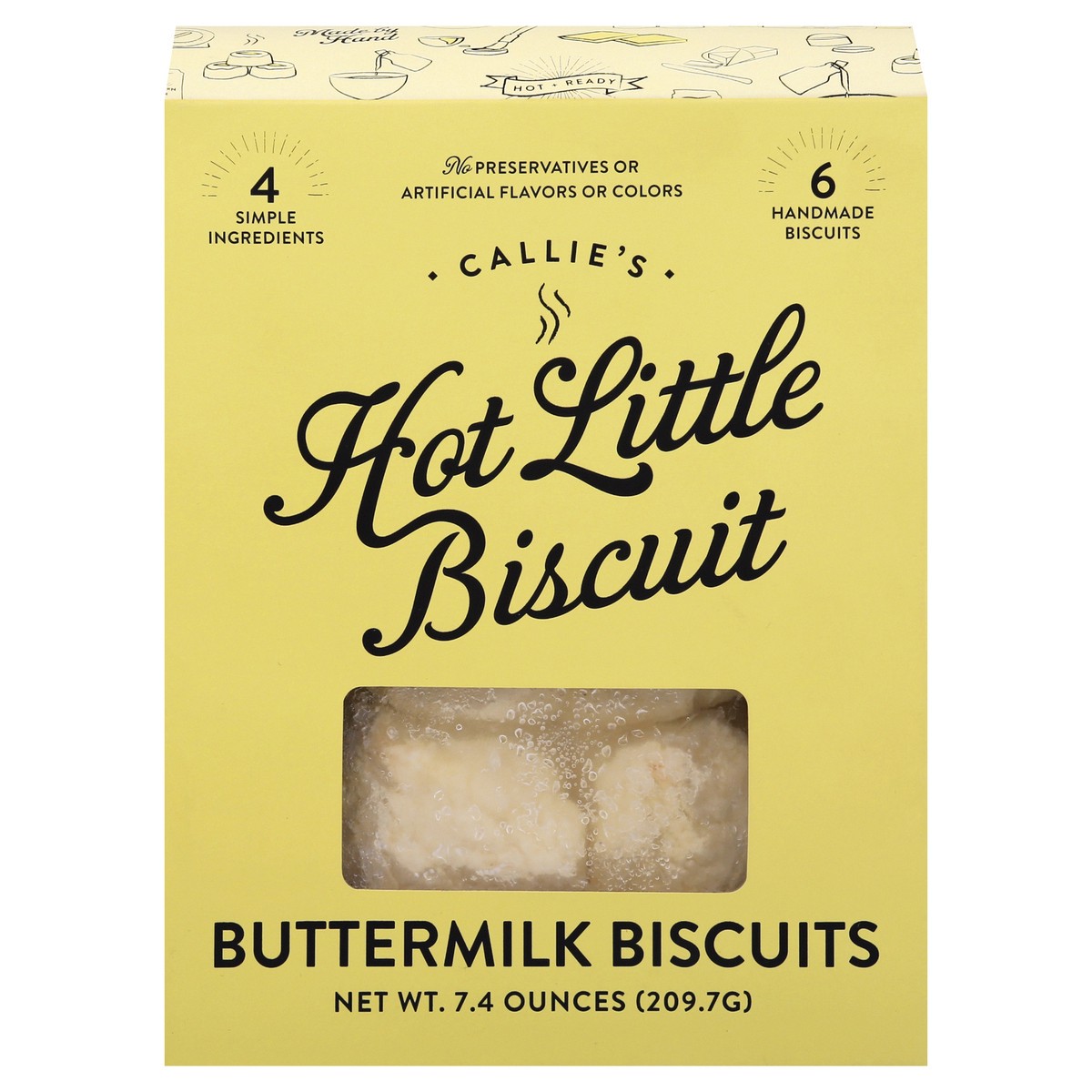 slide 1 of 13, Callebaut Callies Hot Little Biscuit Buttermilk Biscuits, 7.4 oz