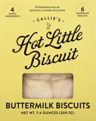 Callie's Hot Little Buttermilk Biscuits - 6 ct