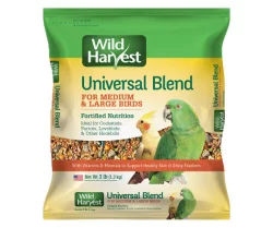 Wild Harvest Universal Blend Bird Food For Medium & Large Birds, 3 Lbs.