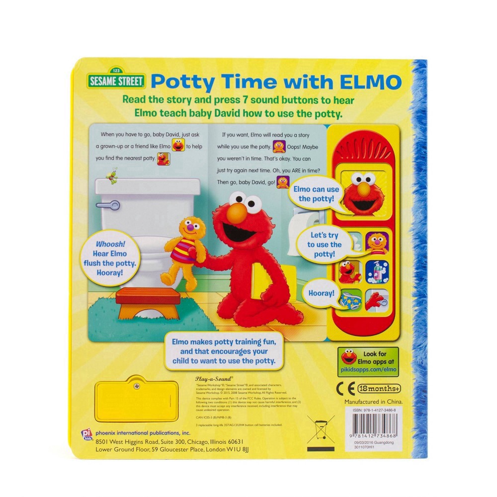 slide 3 of 23, Potty Time With Elmo (Board), 1 ct