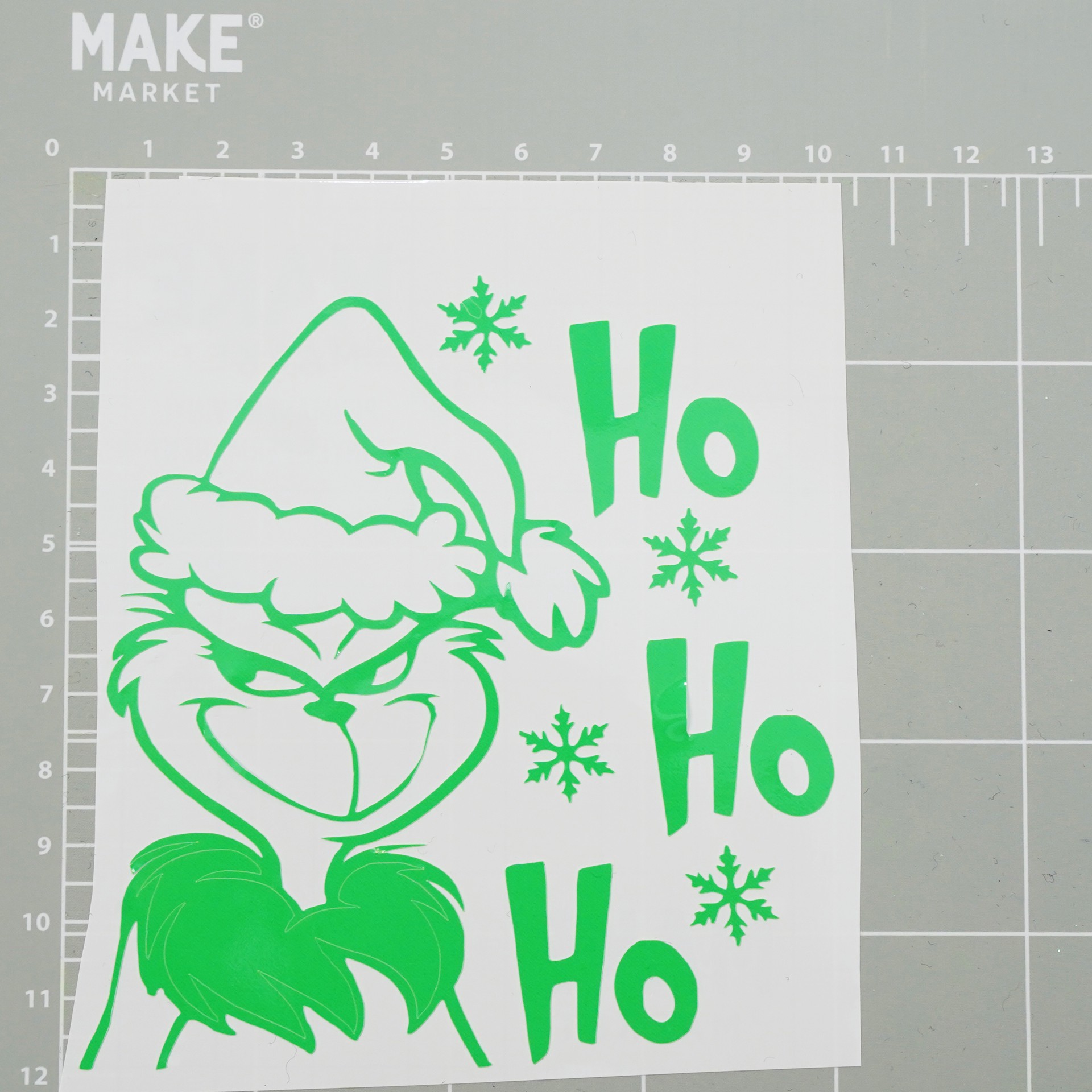 slide 3 of 7, Green To Yellow Cold Color Change Permanent Vinyl By Make Market, 12 in x 24 in