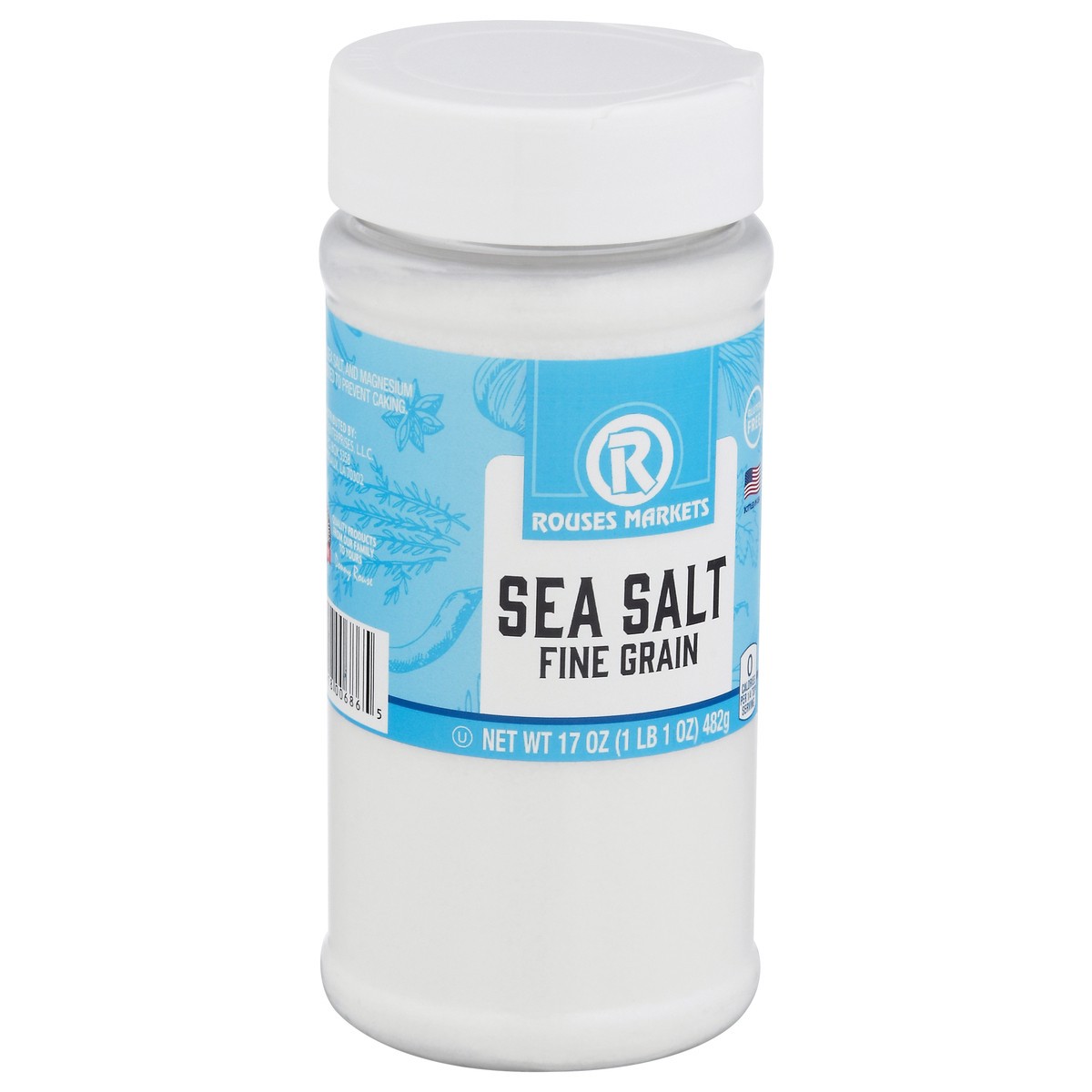 slide 7 of 13, Rouses Markets Fine Grain Sea Salt - 17 oz, 17 oz