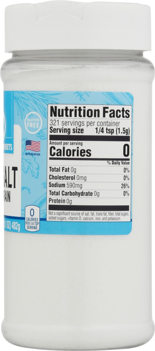 slide 5 of 13, Rouses Markets Fine Grain Sea Salt - 17 oz, 17 oz