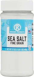 Rouses Markets Fine Grain Sea Salt - 17 oz