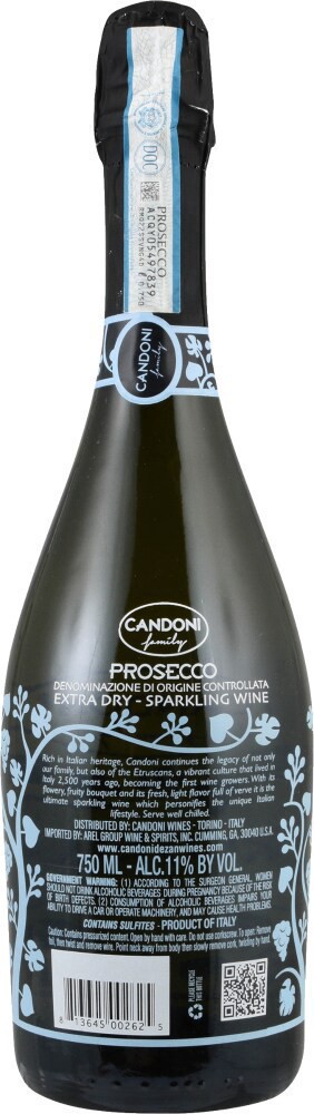 slide 2 of 4, Candoni Prosecco Brut, 750 ml