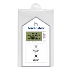 Havenstay Super Soft Pillow Protector 2 Pack S/Q