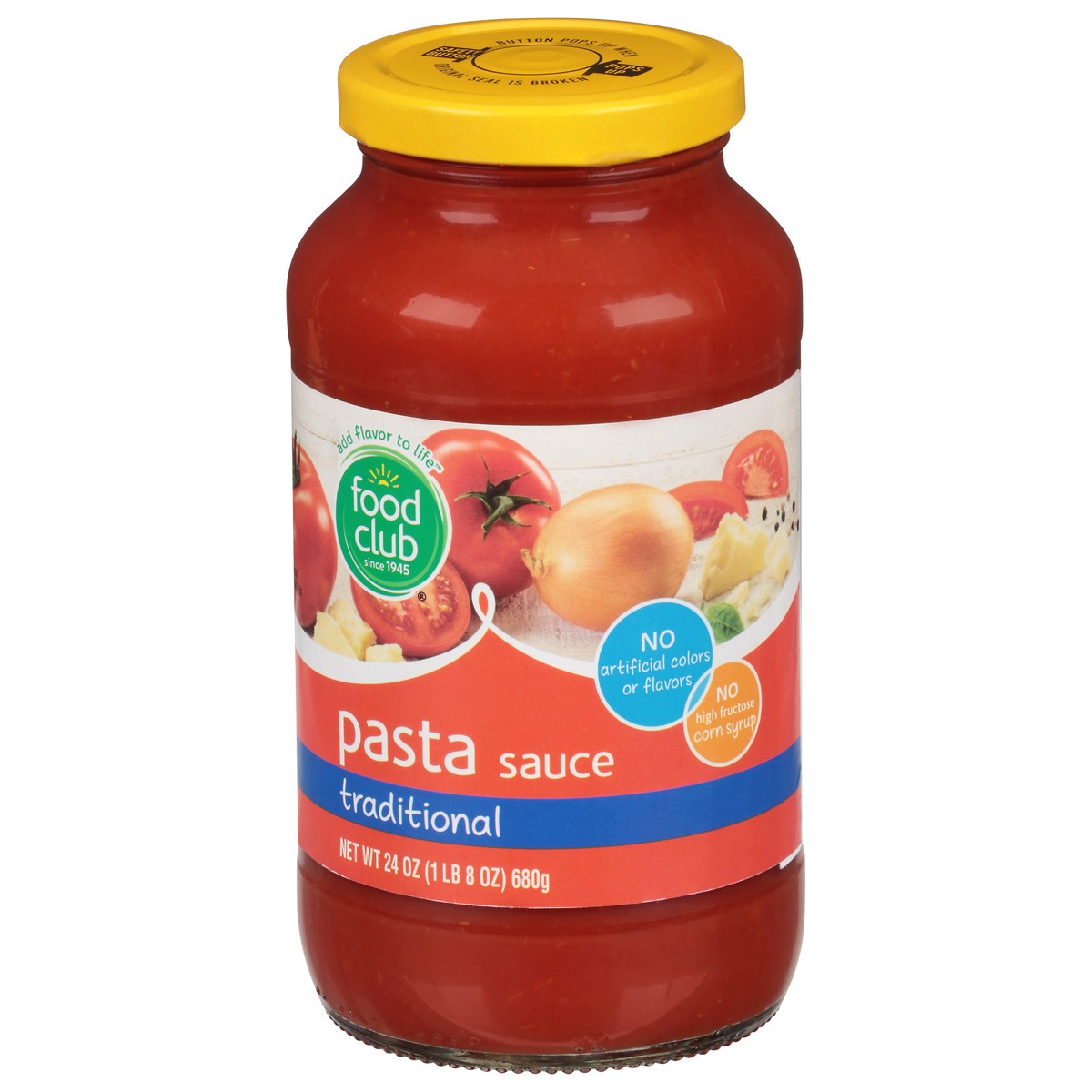 slide 3 of 11, Food Club All Natural Traditional Pasta Sauce, 24 oz