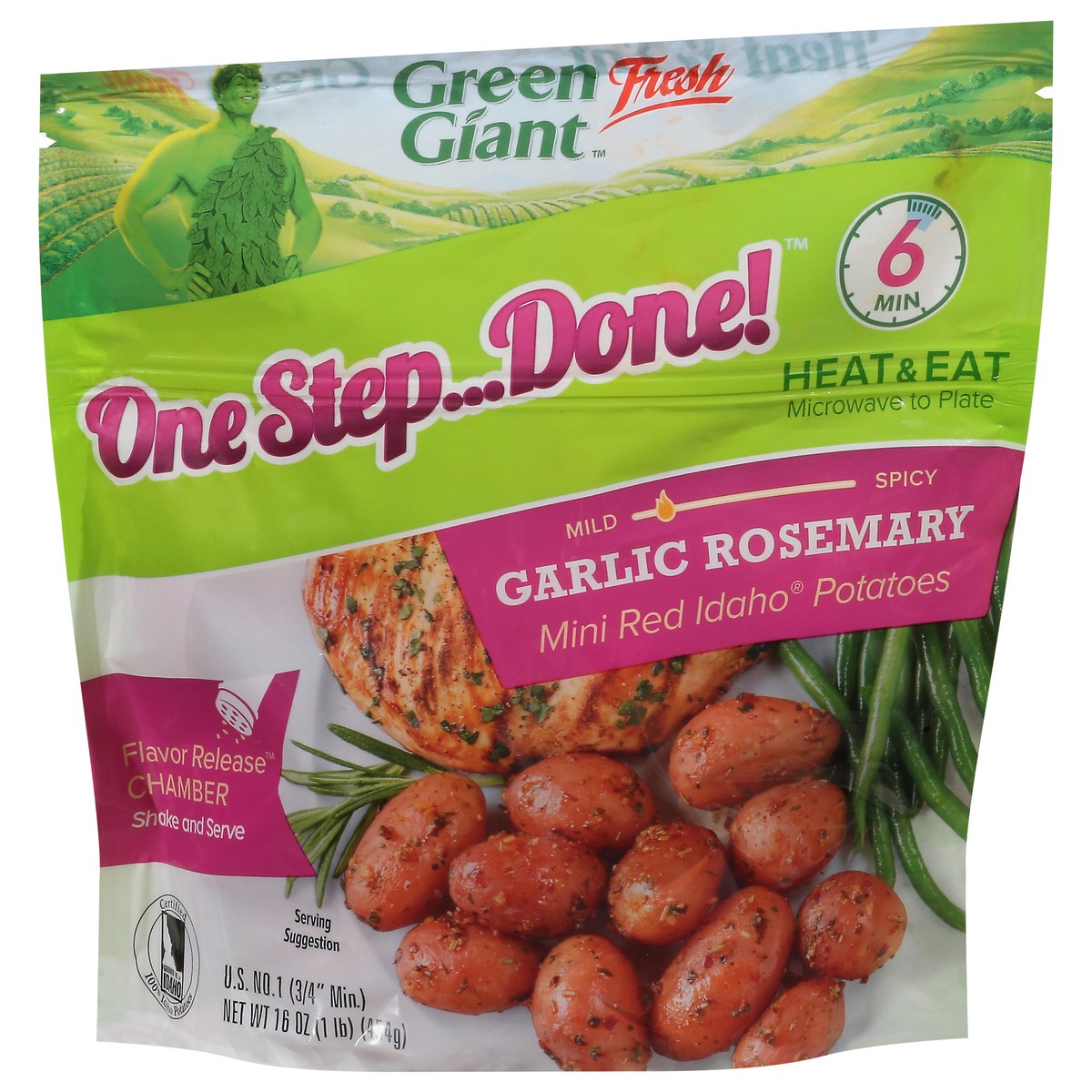 slide 11 of 13, Green Giant Potandon Rosemary Garlic Osd Red Potatoes, 16 oz