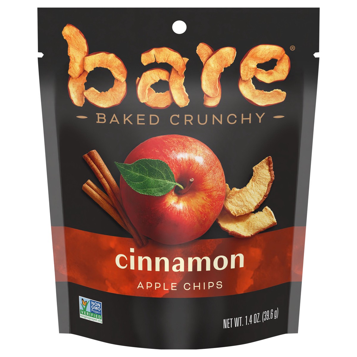 slide 4 of 4, Bare Apple Chips, 1.4 oz