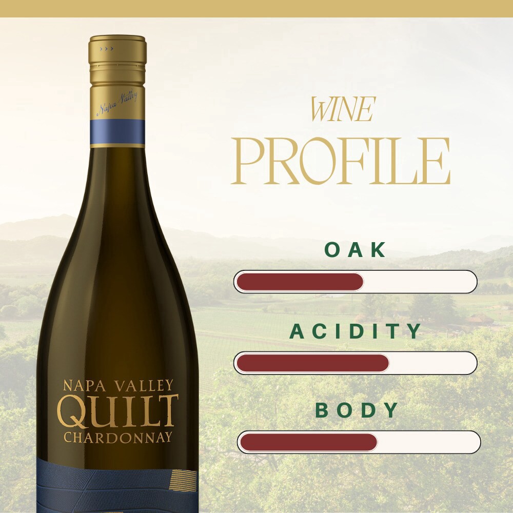 slide 2 of 4, Quilt Wines Quilt Chardonnay, 750 ml