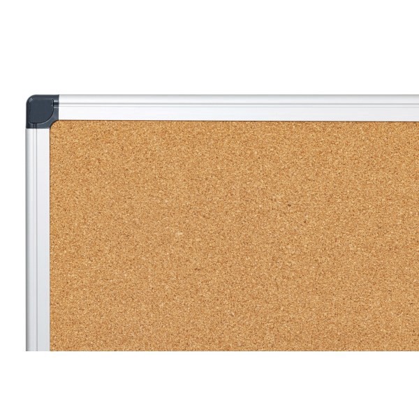 slide 2 of 4, FORAY Aluminum-Framed Cork Bulletin Board, 24 in x 36 in