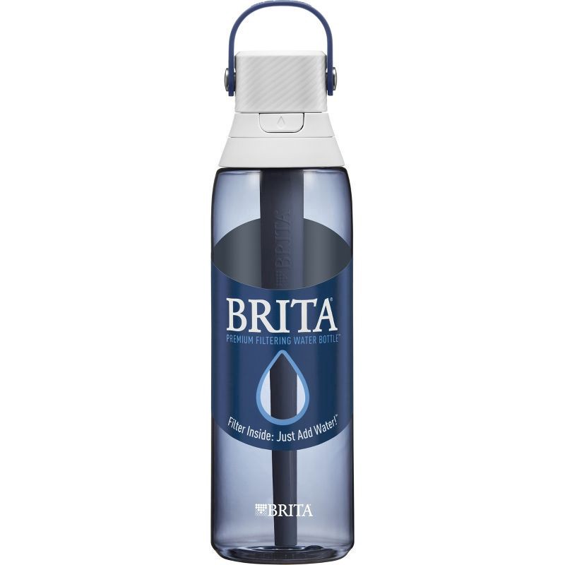 slide 2 of 4, Brita Premium 26oz Filtering Water Bottle with Filter BPA Free - Night Sky, 26 oz