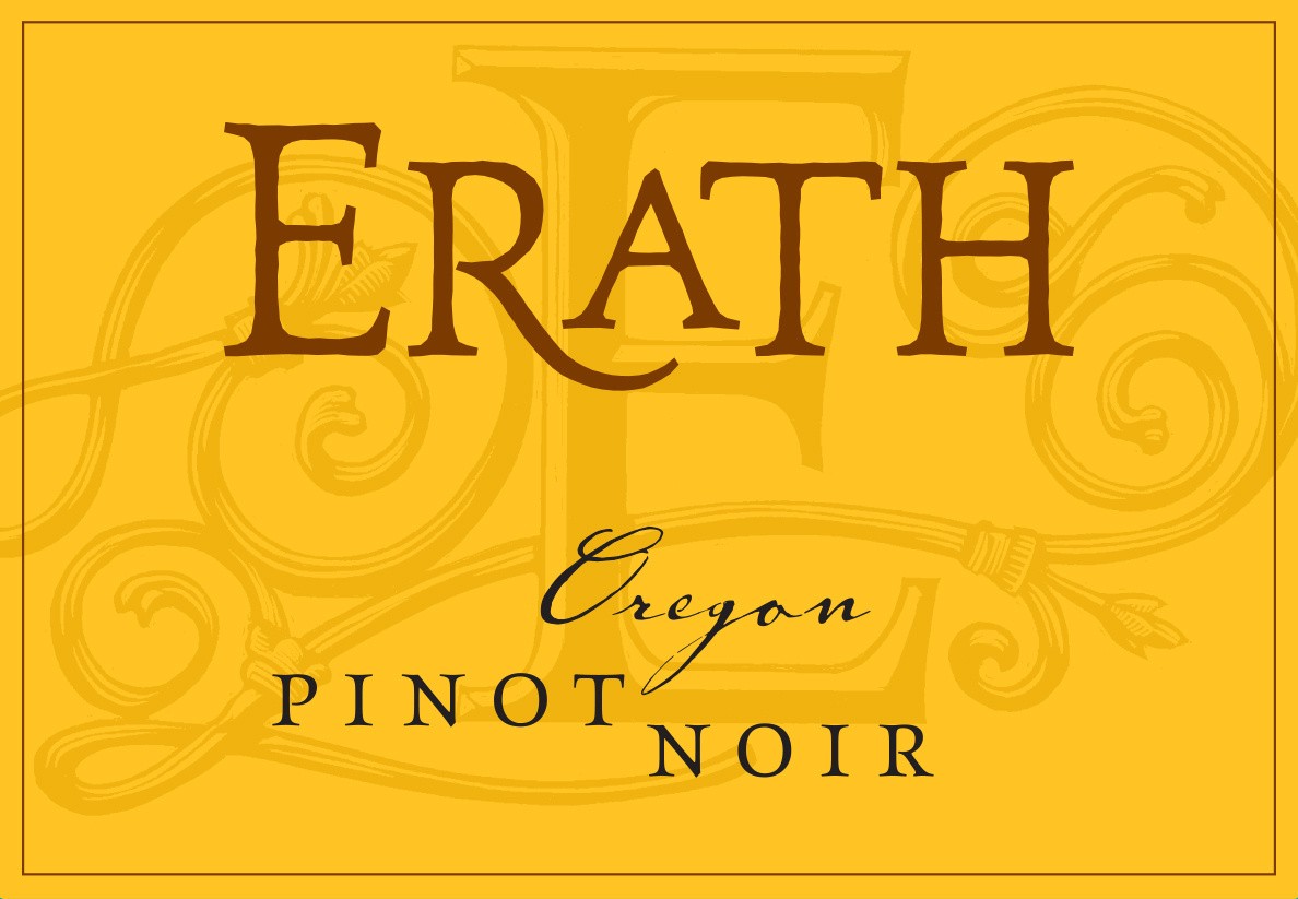 slide 6 of 9, Erath Pinot Noir, Red Wine, 750 mL Bottle, 750 ml
