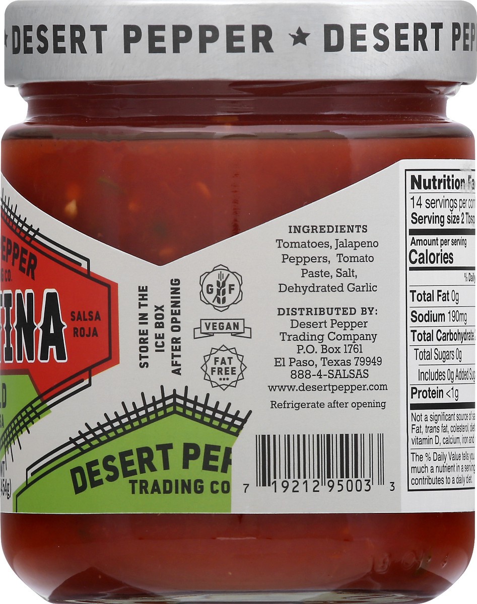 slide 8 of 9, Cantina Desert Pepper Salsa Cantina Mild Red, 16 oz