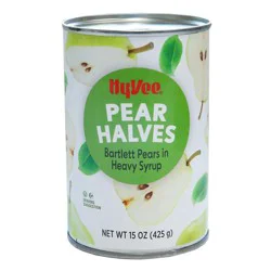 Hy-vee Bartlett Pears Halves In Heavy Syrup