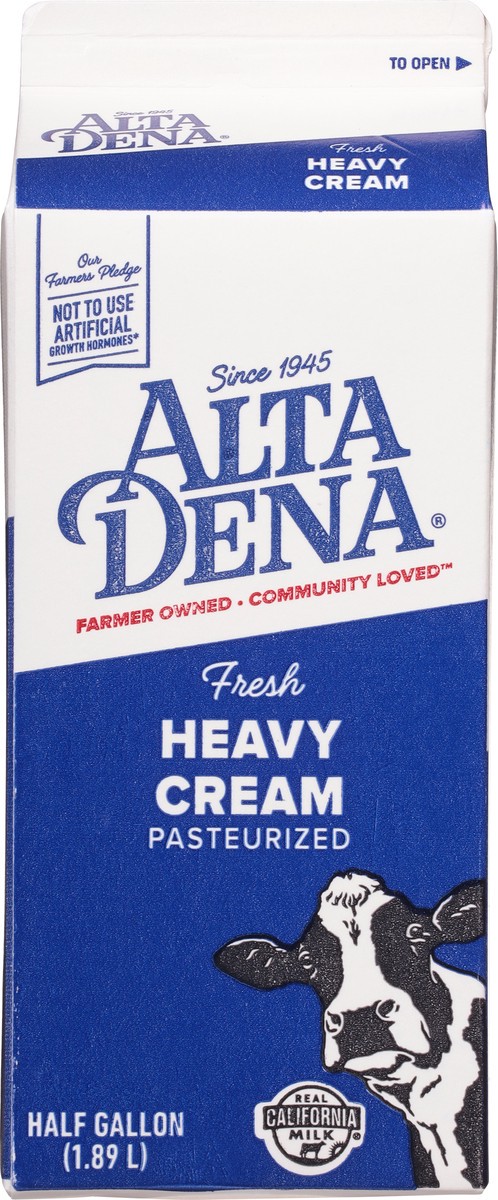 slide 3 of 14, Alta Dena Heavy Cream, Half Gallon - 1 Carton, 1/2 gal