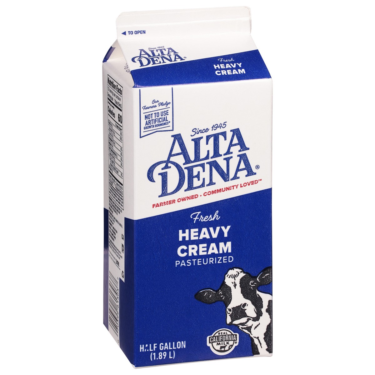 slide 5 of 14, Alta Dena Heavy Cream, Half Gallon - 1 Carton, 1/2 gal