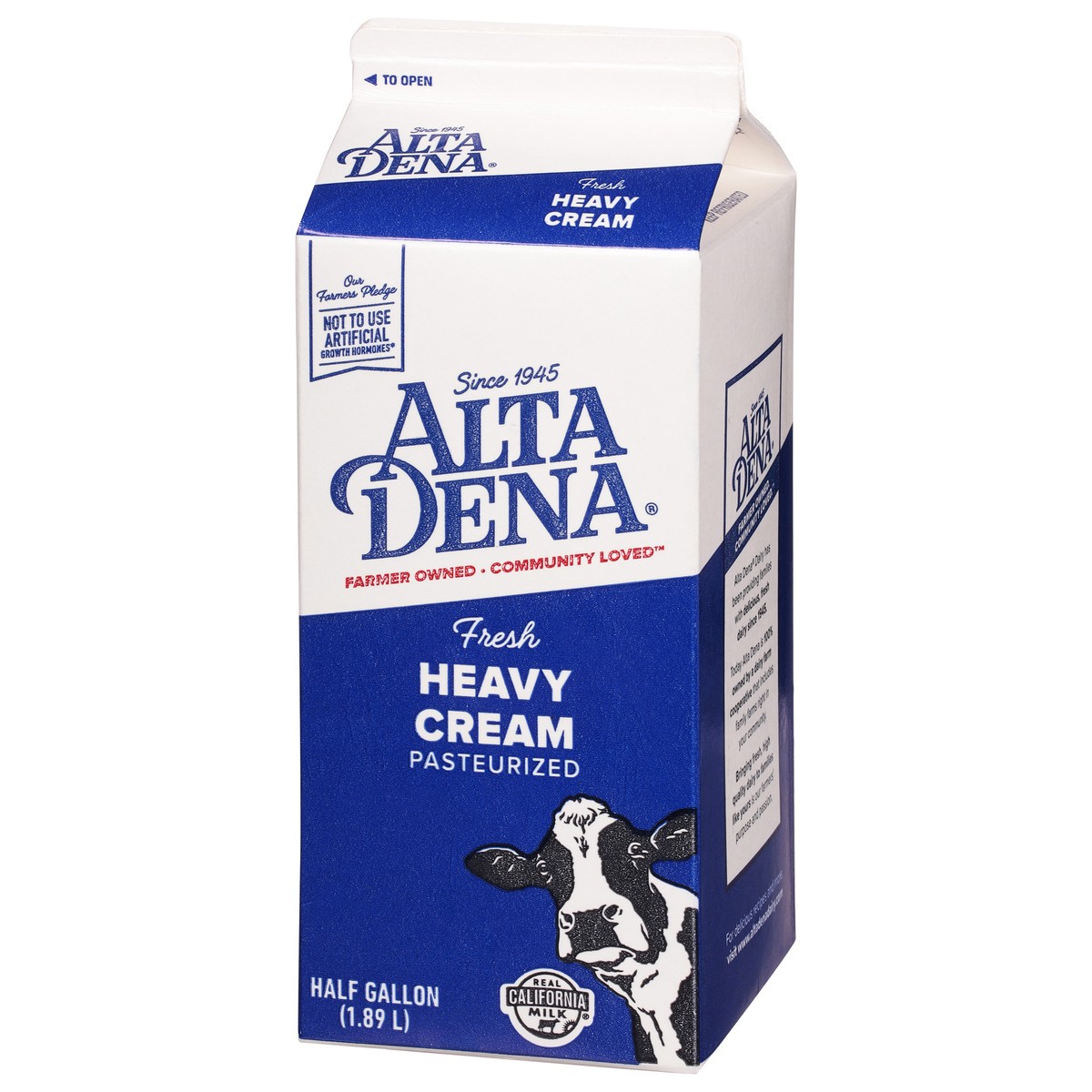 slide 7 of 14, Alta Dena Heavy Cream, Half Gallon - 1 Carton, 1/2 gal