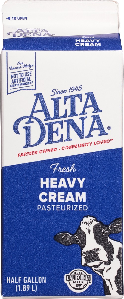 slide 13 of 14, Alta Dena Heavy Cream, Half Gallon - 1 Carton, 1/2 gal