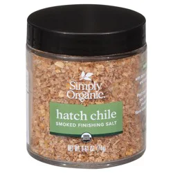 Simply Organic Smoked Hatch Chile Finishing Salt 2.61 oz