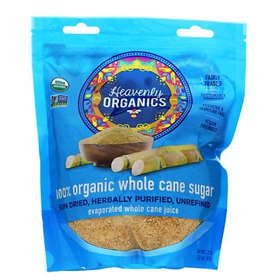 slide 1 of 1, Heavenly Organics Organic Cane Sugar, 20 oz