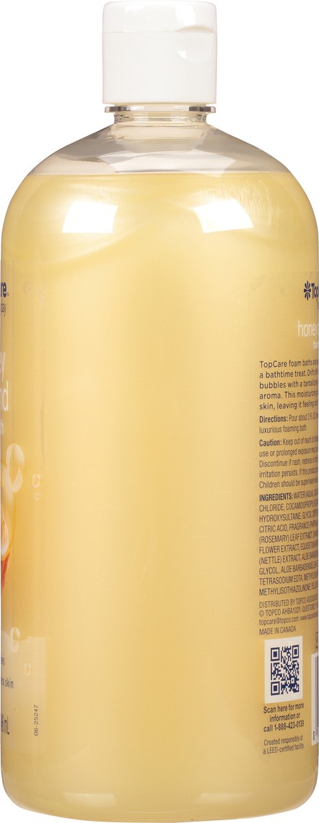 slide 4 of 9, TopCare Everyday Honey Almond Foam Bath 32 fl oz, 32 fl oz