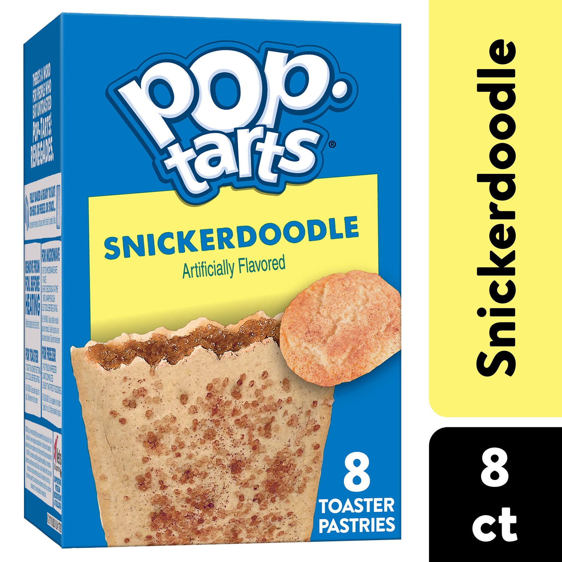 slide 1 of 5, Pop-Tarts Toaster Pastries, Snickerdoodle, 13.5 oz, 4 Count, 13.5 oz