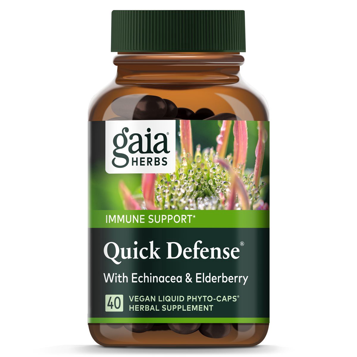 slide 1 of 1, Gaia Herbs Quick Defense, 40 ct