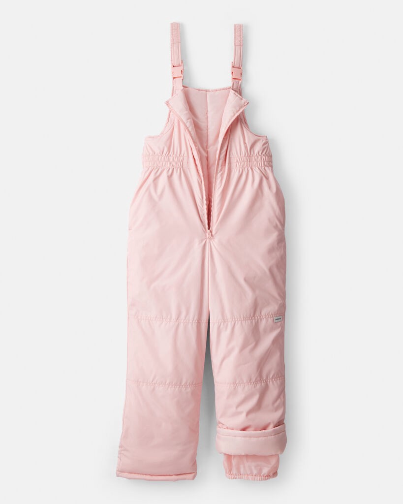 slide 2 of 3, Carter's Carters Girls Overall Snow Bibs - Pink Blush 14, 1 ct