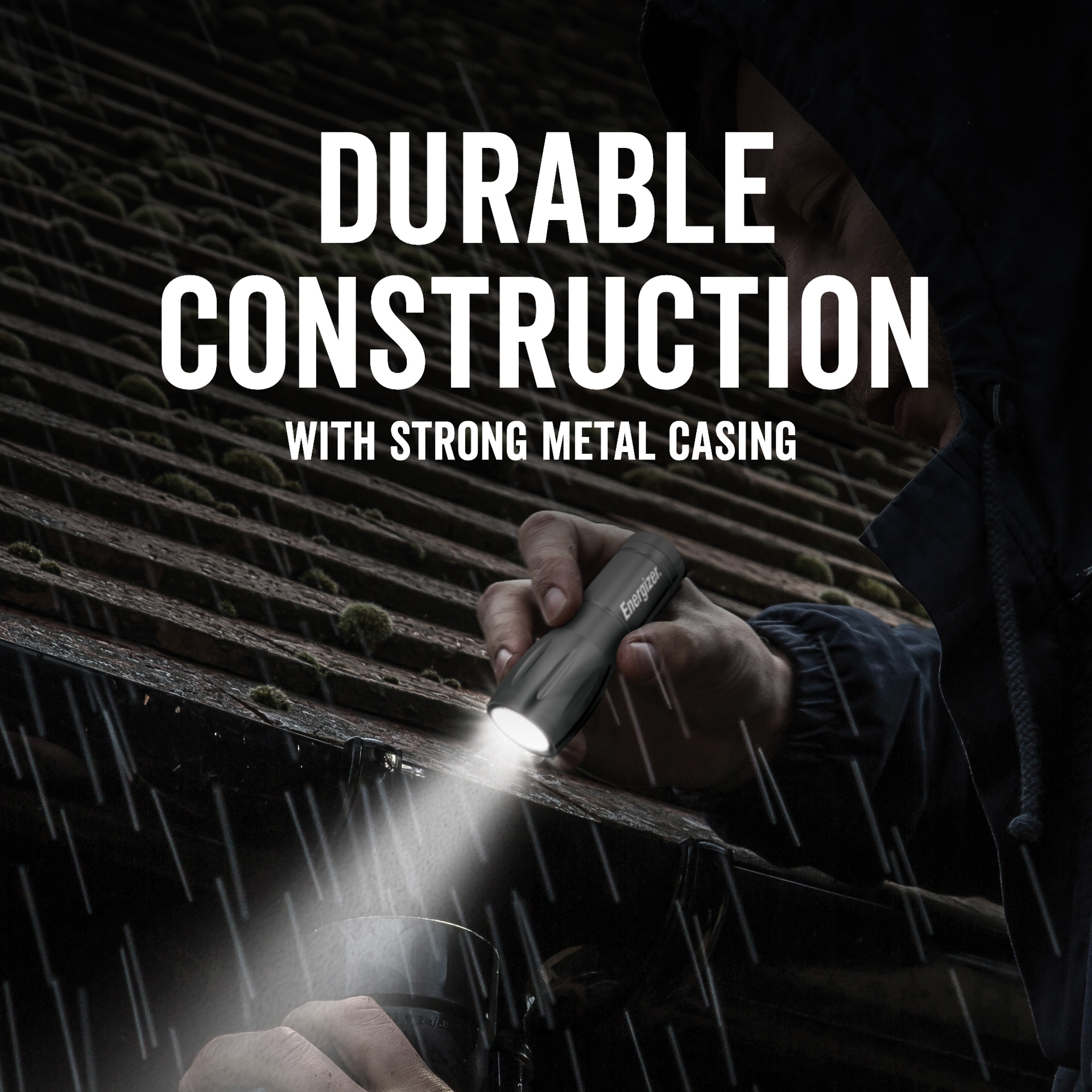 slide 2 of 6, Rayovac Compact Metal LED Flashlight, 80 Lumen, Durable Emergency Light, Batteries Included, 1 ct